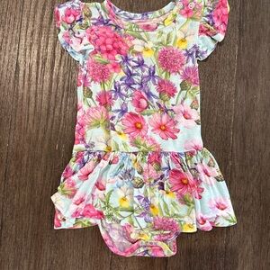 Posh Peanut Floral Romper 12-18 Months